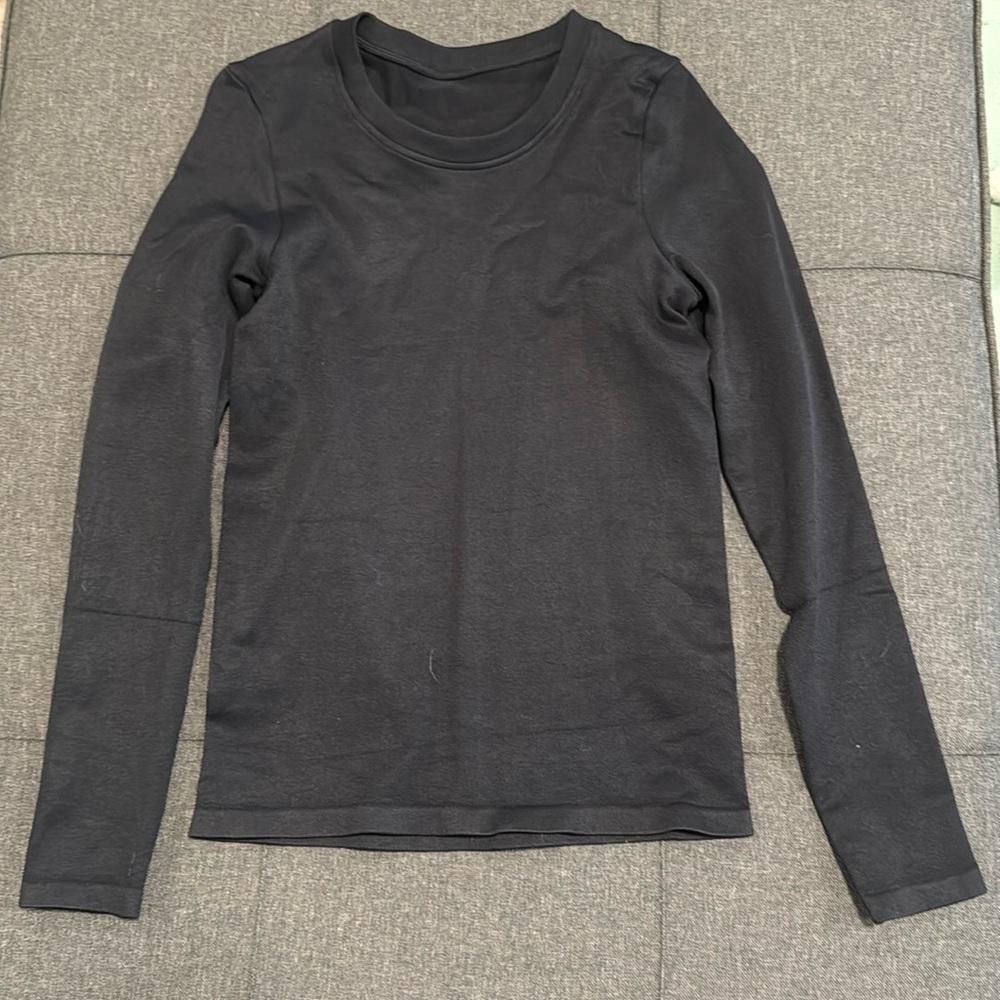 OQQ ribbed long sleeve shirt